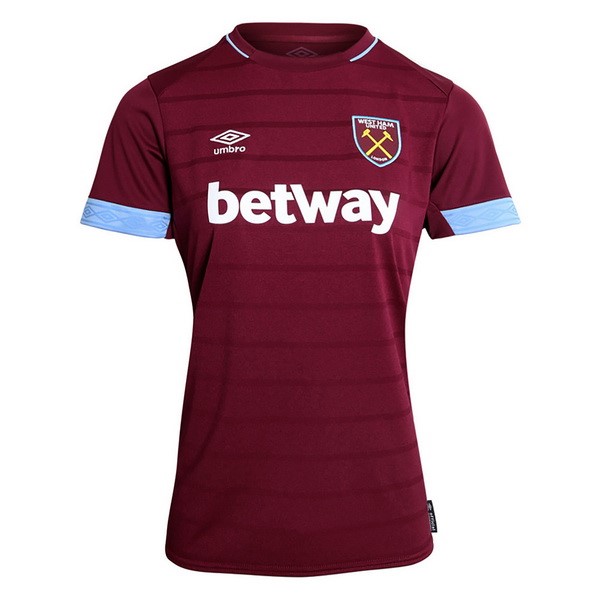 Camiseta West Ham United 1ª Mujer 2018-2019 Rojo